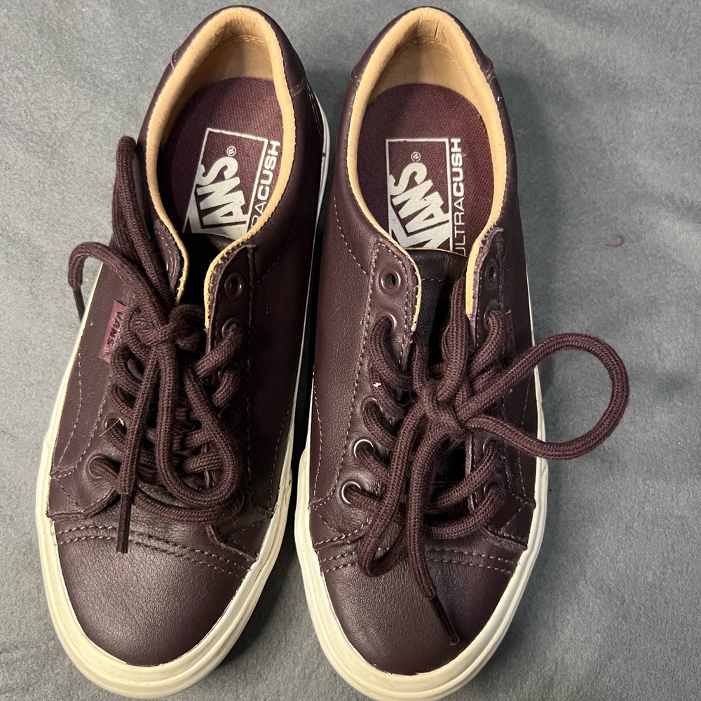 Vans purple leather